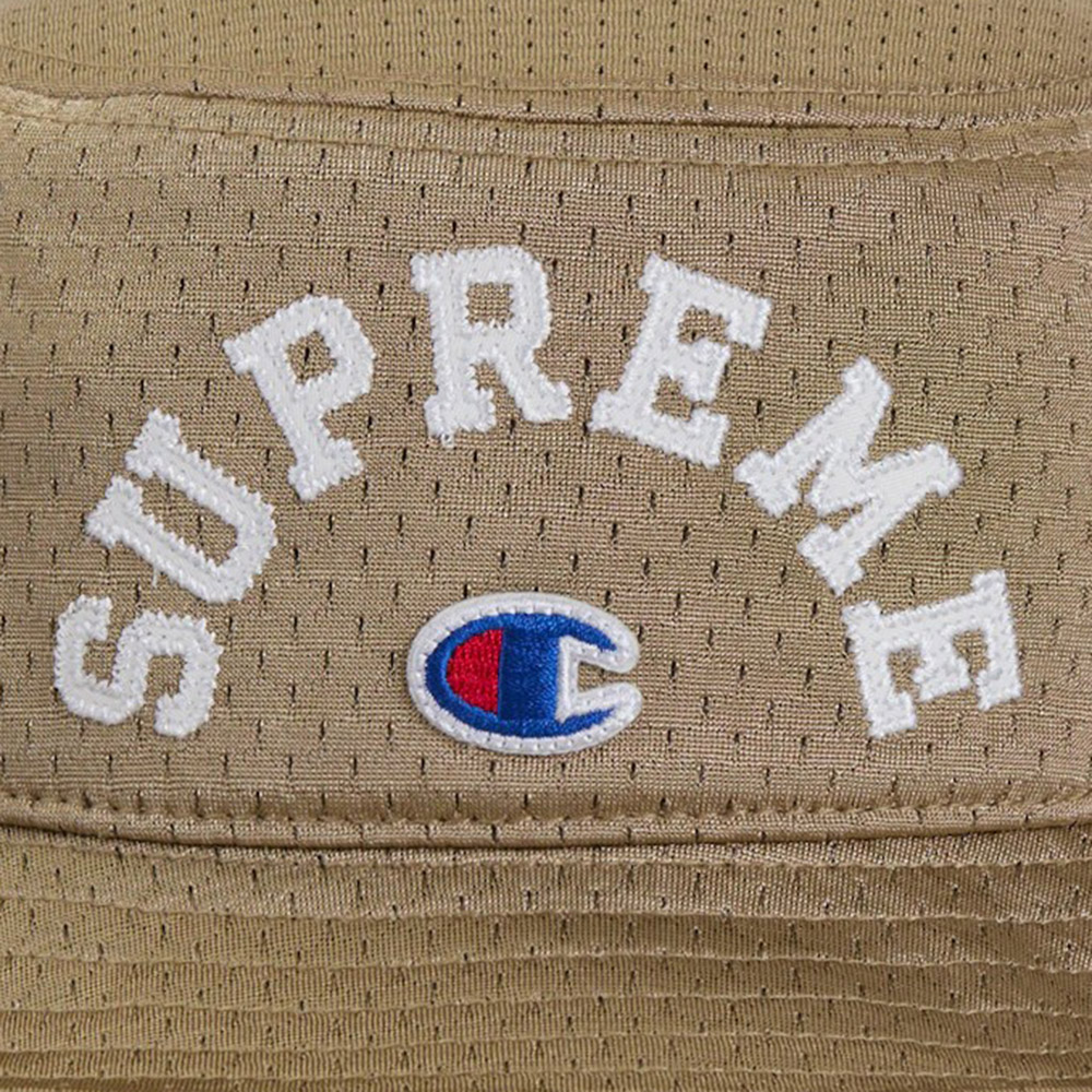Supreme 24SS x Champion Mesh Crusher 卡其/紅/綠/黑聯名款漁夫