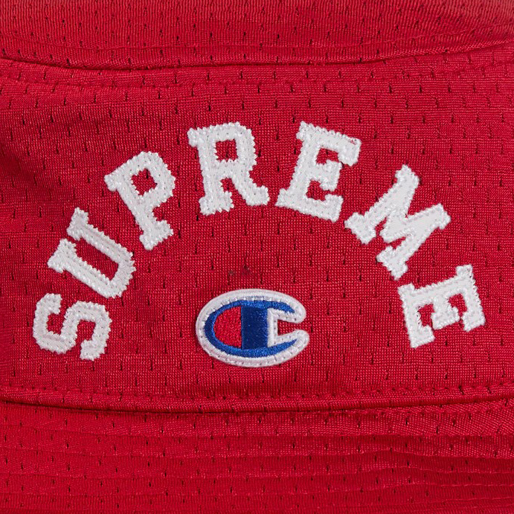 Supreme 24SS x Champion Mesh Crusher 卡其/紅/綠/黑聯名款漁夫