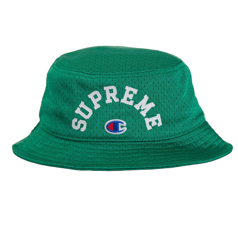 Supreme 24SS x Champion Mesh Crusher 卡其/紅/綠/黑聯名款漁夫