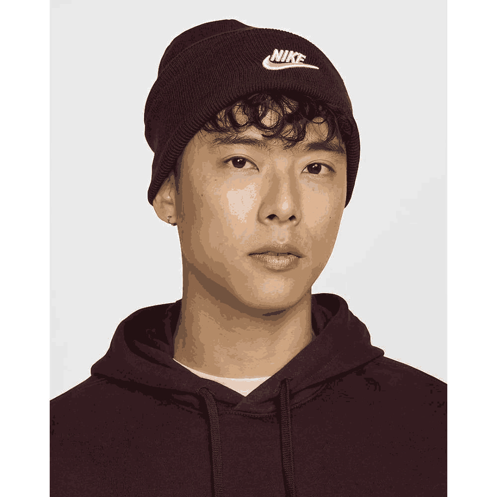 NIKE 耐吉 U NK PEAK BEANIE TC FUT F24 L 男女款 保暖帽 毛帽 酒紅色-HF0186652