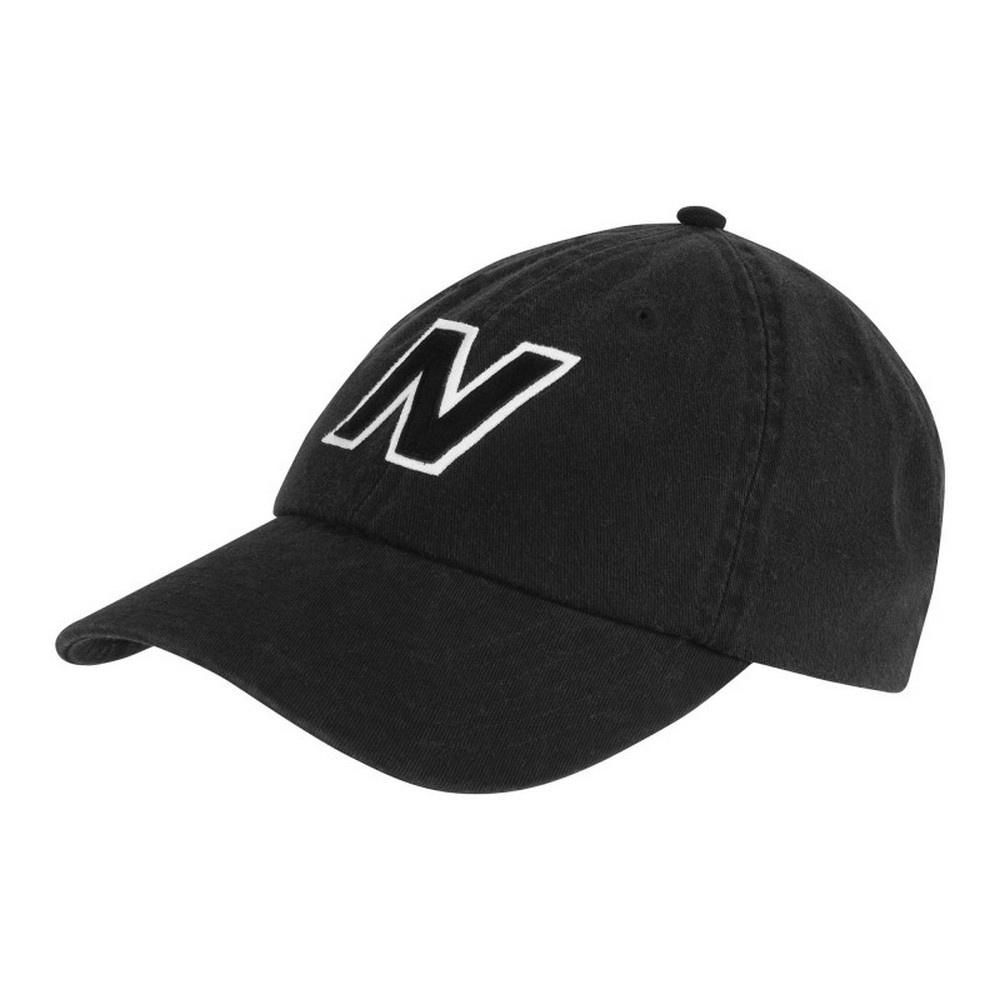 New Balance 紐巴倫 Hat 運動帽 男女款 中性 棒球帽 老帽 黑色_LAH21214BK-F
