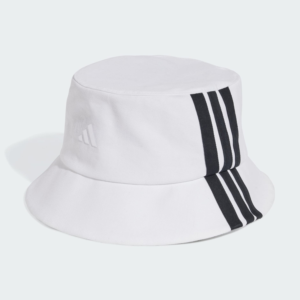 adidas 愛迪達 SPW 3S BUCKET 休閒帽 漁夫帽 中 白色-JC6420