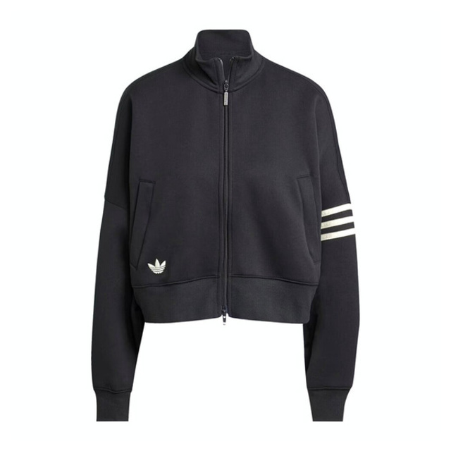adidas Originals Adidas NEUCL Tracktop JI8495 女 立領外套 運動外套 休閒穿搭 雙向拉鍊 黑白