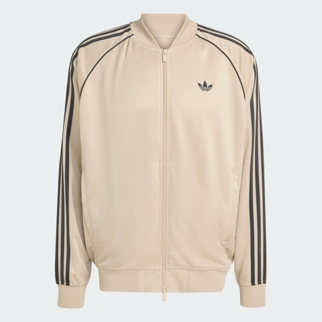 adidas 愛迪達 Adidas 愛迪達 Sst Tt KC8524 男 外套 夾克 運動外套 休閒穿搭 米 亞版