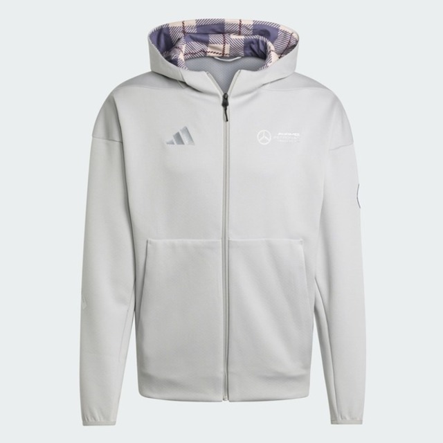 adidas 愛迪達 Adidas 愛迪達 Mer Sil Fz Hd M JW3473 男 外套 夾克 運動外套 穿搭 灰 F1賽車
