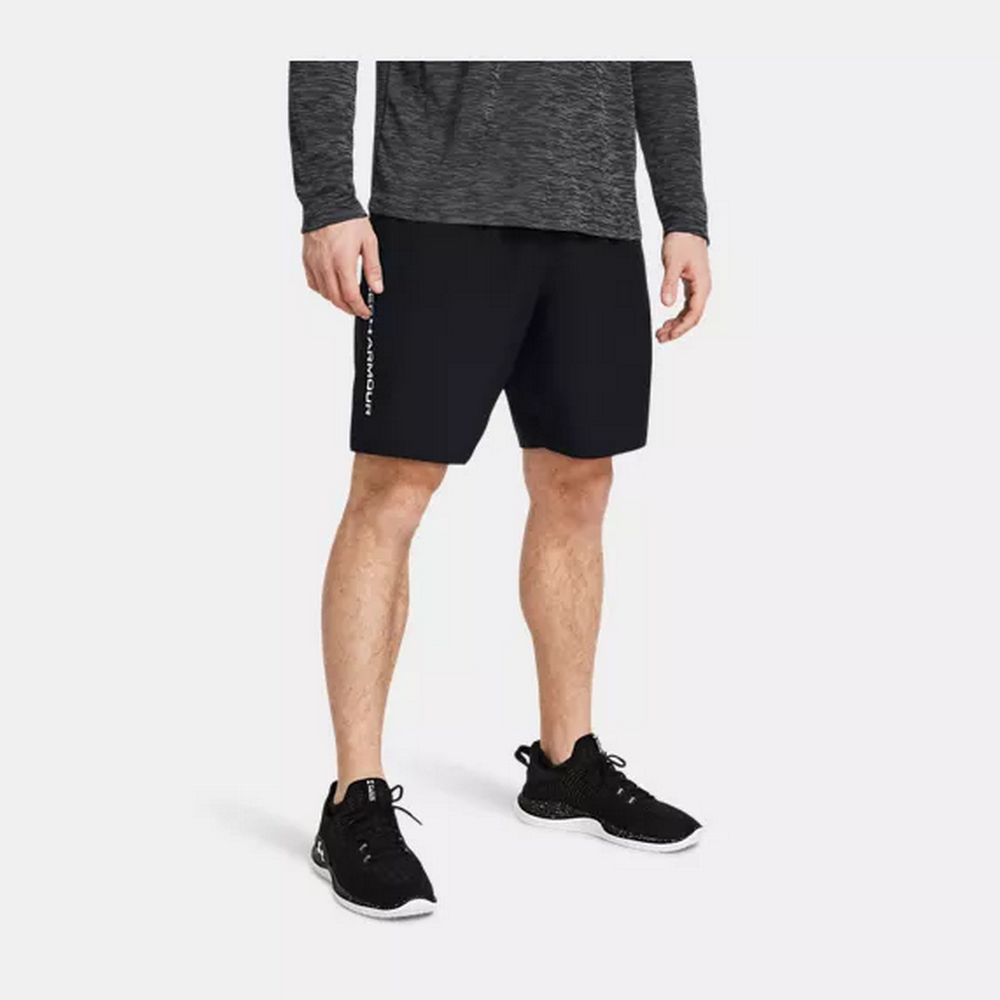 Under Armour 安德瑪 Woven Wdmk 短褲 男 黑色-1383356-001