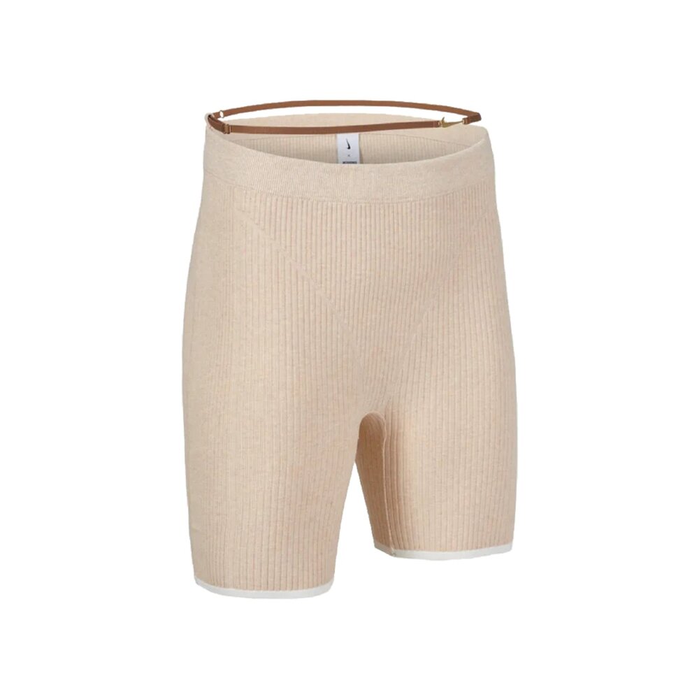 NIKE 耐吉 Nike x Jacquemus Shorts 女款 短褲 米色 合身 DN3219-219