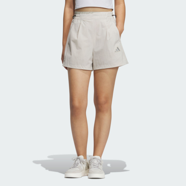 adidas 愛迪達 Adidas Mt Wv Shorts JM8827 女 短褲 運動短褲 休閒短褲 米灰 亞版