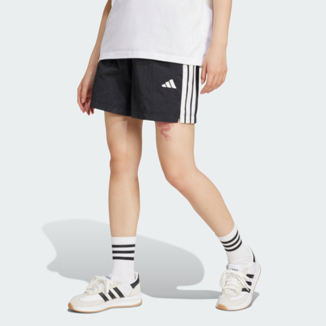 adidas 愛迪達 Adidas W 3s Wv Sho JE1309 女 短褲 運動短褲 休閒短褲 黑 白 亞版