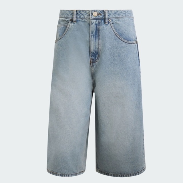 adidas 愛迪達 Adidas 愛迪達 Denim Sho KE0133 男 短褲 牛仔短褲 休閒短褲 丹寧灰藍