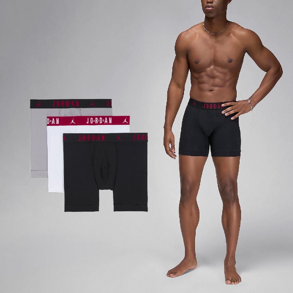 NIKE 耐吉 內褲 Jordan Flight Boxer Brief 男款 紅 白 黑 針織 運動內褲 喬丹 JD2413048AD-003