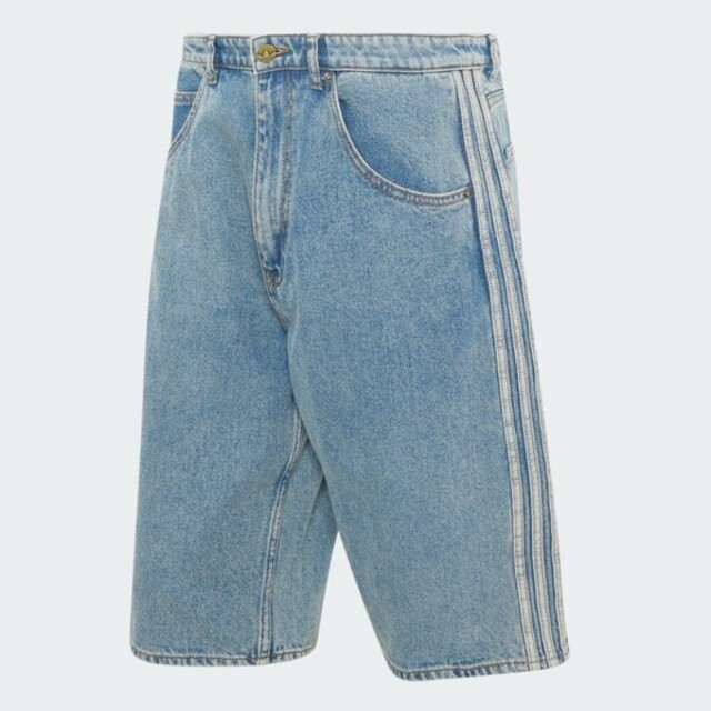 adidas 愛迪達 Adidas 愛迪達 Firebird Short KS4975 男 短褲 丹寧短褲 休閒短褲 淺藍