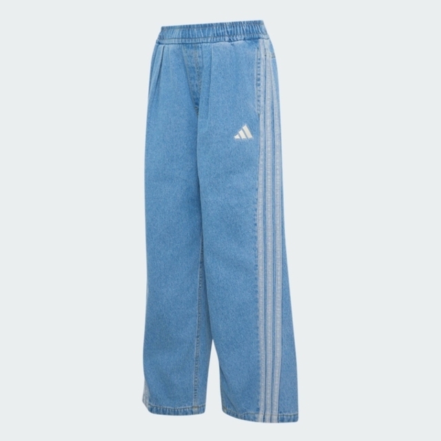 adidas 愛迪達 Adidas 愛迪達 St Dnm Wsh Pt KV0619 女 長褲 丹寧長褲 休閒長褲 水洗 舒適 藍