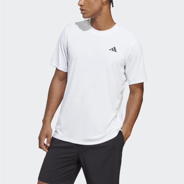 adidas 愛迪達 Club Tee HS3276 男 短袖上衣 T恤 運動 網球 休閒 吸濕 排汗 舒適 亞洲版 白