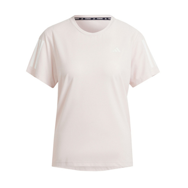 adidas 愛迪達 OTR B Tee IN1598 女 短袖 上衣 運動 慢跑 路跑 反光 吸濕排汗 透氣 米杏