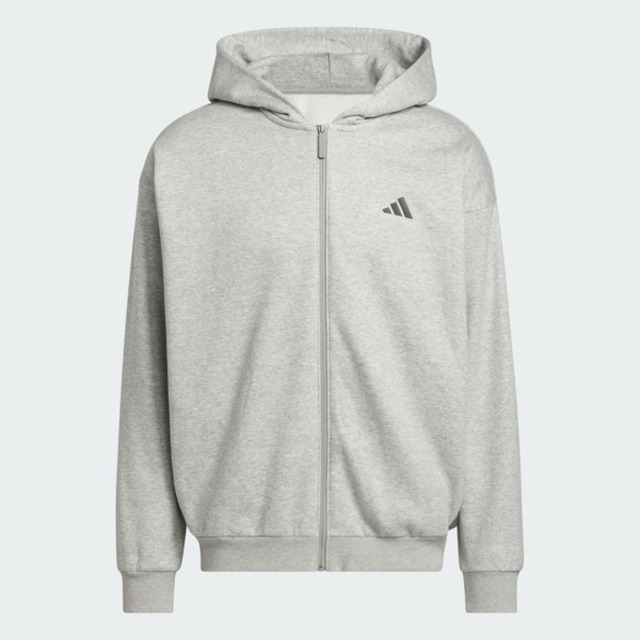 adidas 愛迪達 Adidas 愛迪達 Adidas Fz Hoody KB7562 男女 連帽外套 保暖 運動外套 灰