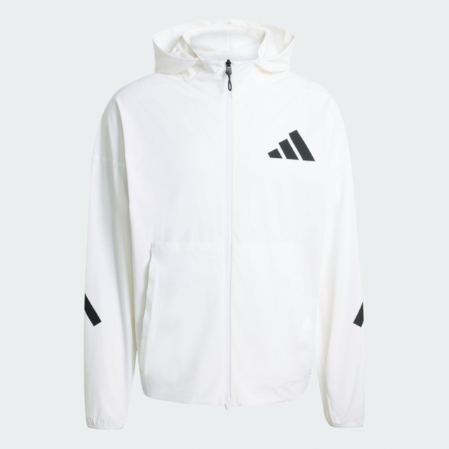 adidas 愛迪達 Adidas M Z.n.e. Wv Tt KD8495 男 連帽外套 運動外套 防風 白 亞版 防撕裂 防曬