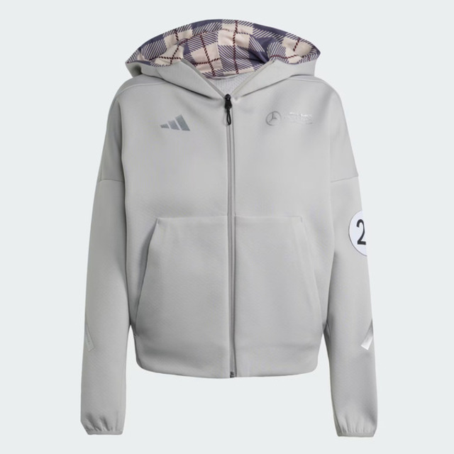 adidas 愛迪達 Adidas 愛迪達 Mer Sil Hd W JW3474 女 連帽外套 保暖 運動外套 防風 灰