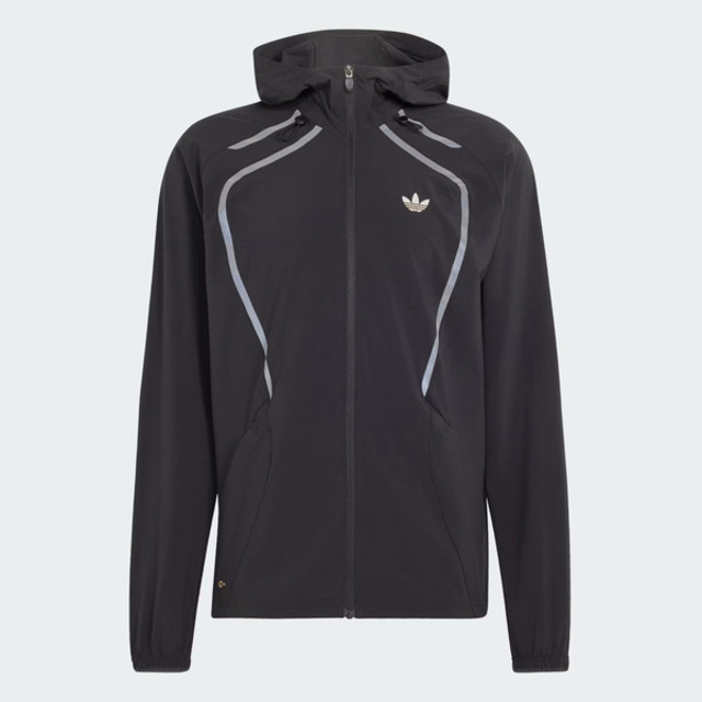 adidas 愛迪達 Adidas 愛迪達 Teamgeist Tt KS6938 男女 連帽外套 保暖 運動外套 防風 黑