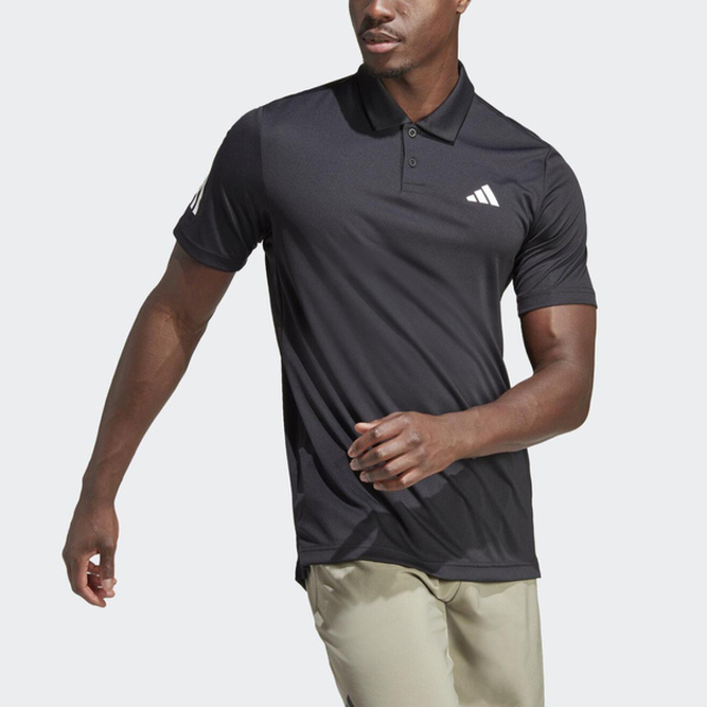 adidas 愛迪達 Club 3str Polo HS3269 男 POLO衫 短袖 上衣 運動 網球 訓練 亞洲版 黑