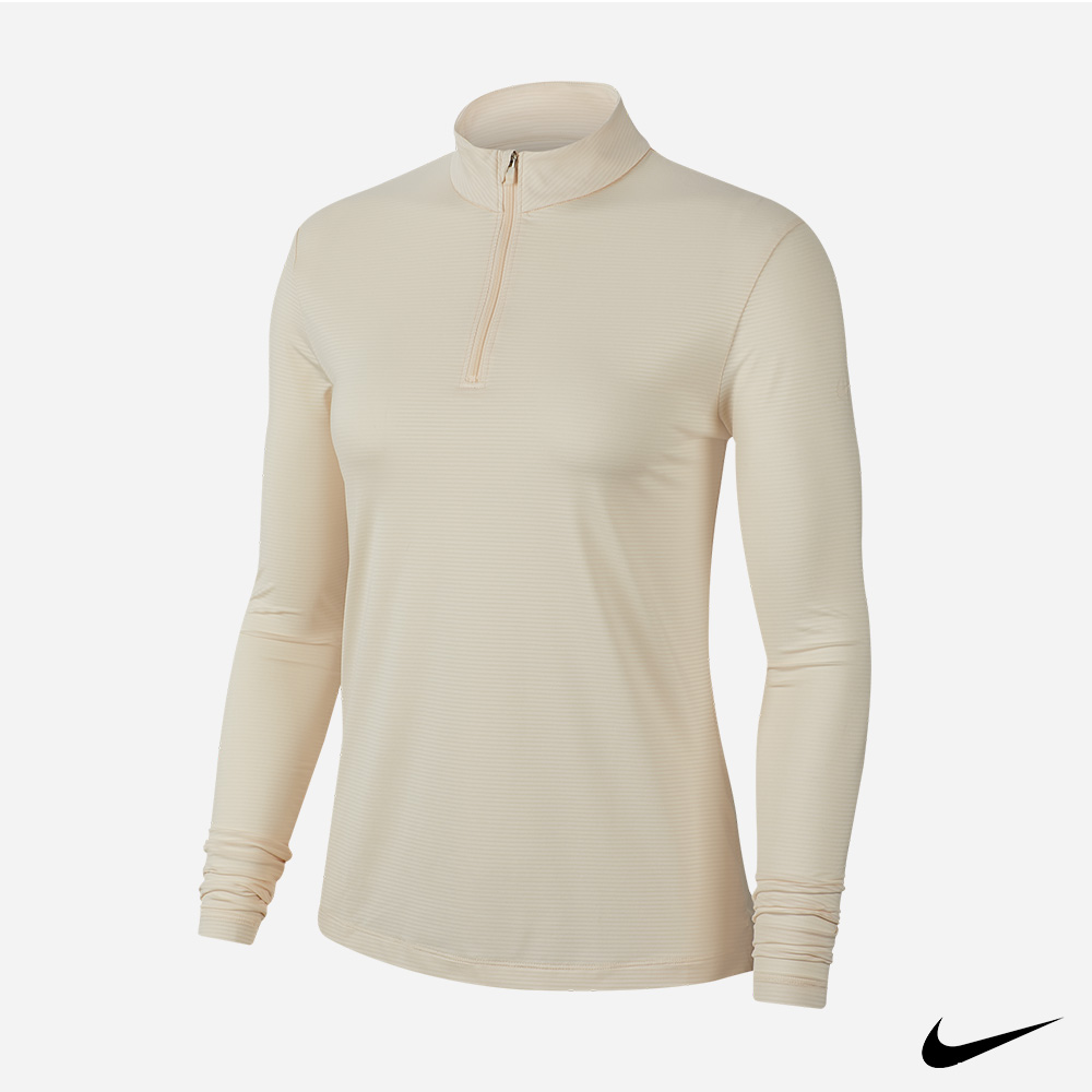 NIKE 耐吉 Dri-FIT UV Victory 女 長袖上衣 粉橘 BV0236-838