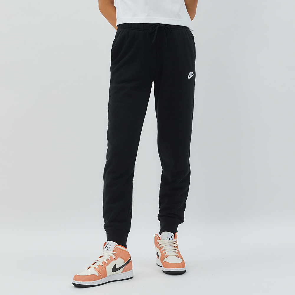 NIKE 耐吉 AS W NSW Club FLC 女 黑色 休閒 運動 中腰 長褲 DQ5192-010