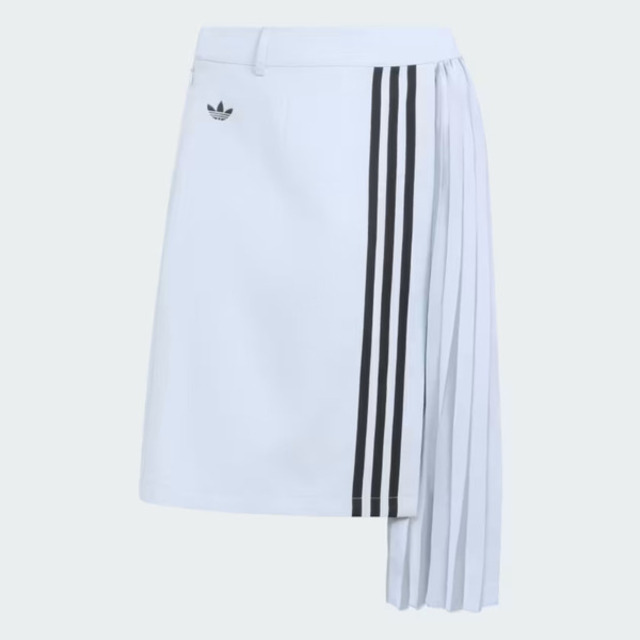 adidas 愛迪達 Adidas 愛迪達 Pleat Skirt LF2338 女 百褶裙 短裙 經典 舒適 灰白