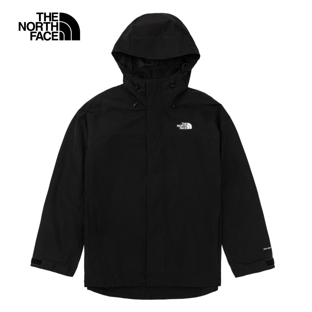 The North Face 北面 男 DryVent防水透氣抓絨內裡連帽三合一外套-NF0A89ZPJK3
