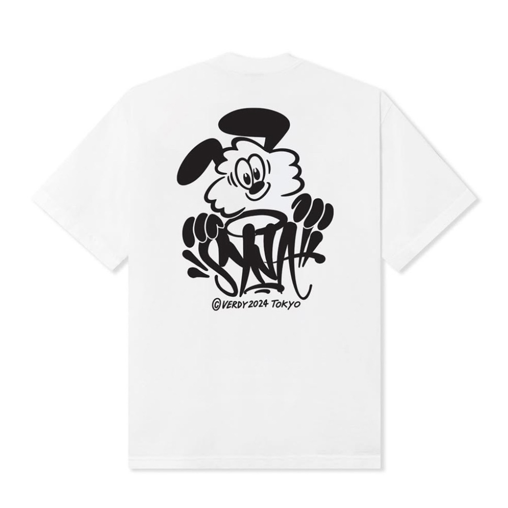 トップス VERDY Central Cee SYNA WORLD Tee VERDY x Central Cee SYNA WORLD tee 白短袖上衣T恤聯名款VERDY-SYNA