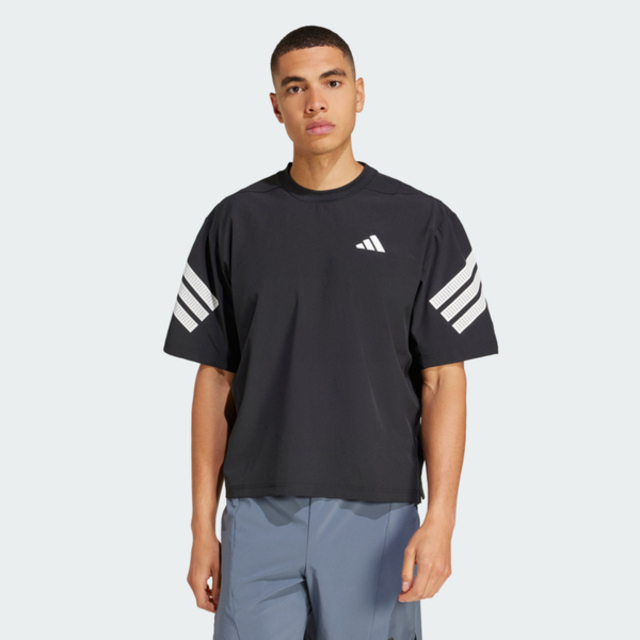 adidas 愛迪達 Adidas Gym+ 3s Pump Co JC5238 男 T恤 運動上衣 休閒短袖 吸濕排汗 黑 亞版