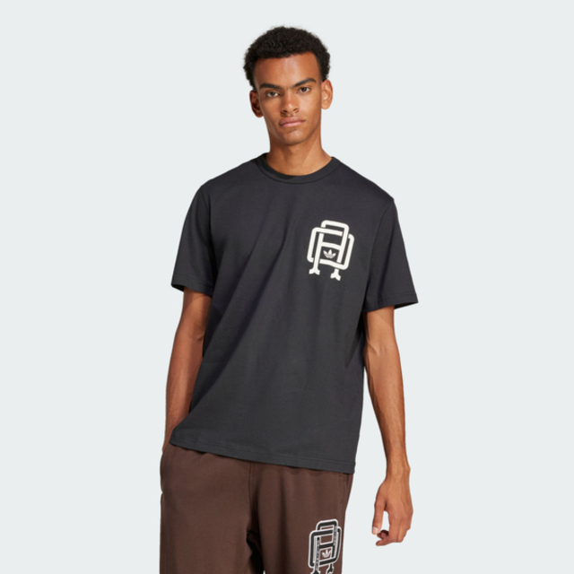 adidas 愛迪達 Adidas Q12 Varsity Tee JD0681 男 T恤 運動上衣 休閒短袖 黑 亞版