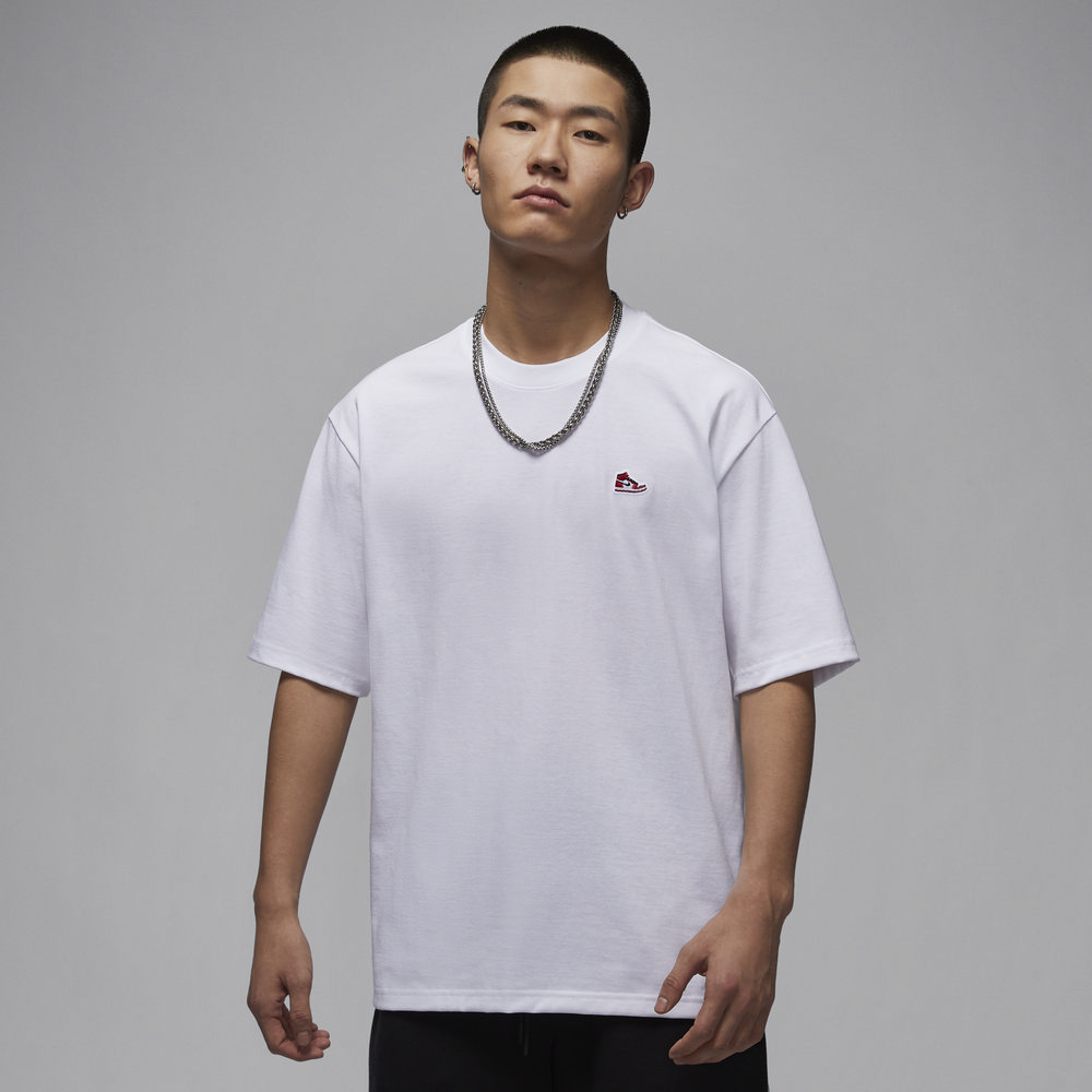 NIKE 耐吉 AS M J BRND BR SNKR PCH SS CRW 男款 短袖上衣 喬丹 白色-HJ2327100