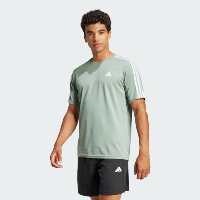 adidas 愛迪達 Adidas Tr-es Base 3s T JC5397 男 T恤 運動上衣 休閒短袖 綠 亞版