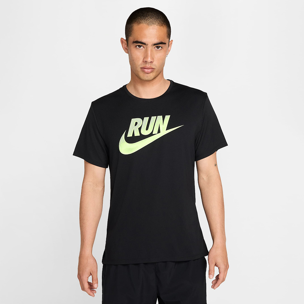 NIKE 耐吉 AS M NK RUN ENERGY MILER SS TO 男 短袖上衣 黑色-HJ3565010