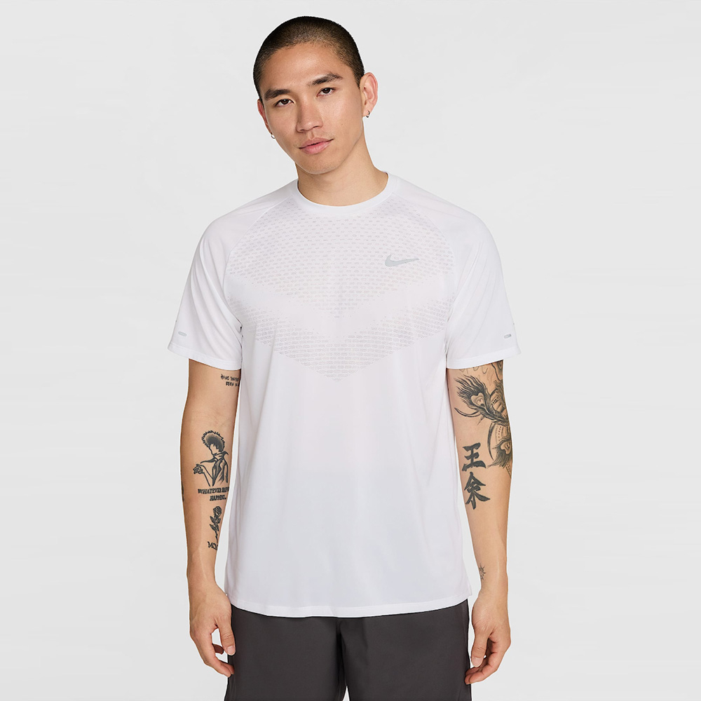 NIKE 耐吉 AS M NK DFADV STRIDE SS TOP 男 短袖上衣 白色-HV5204100