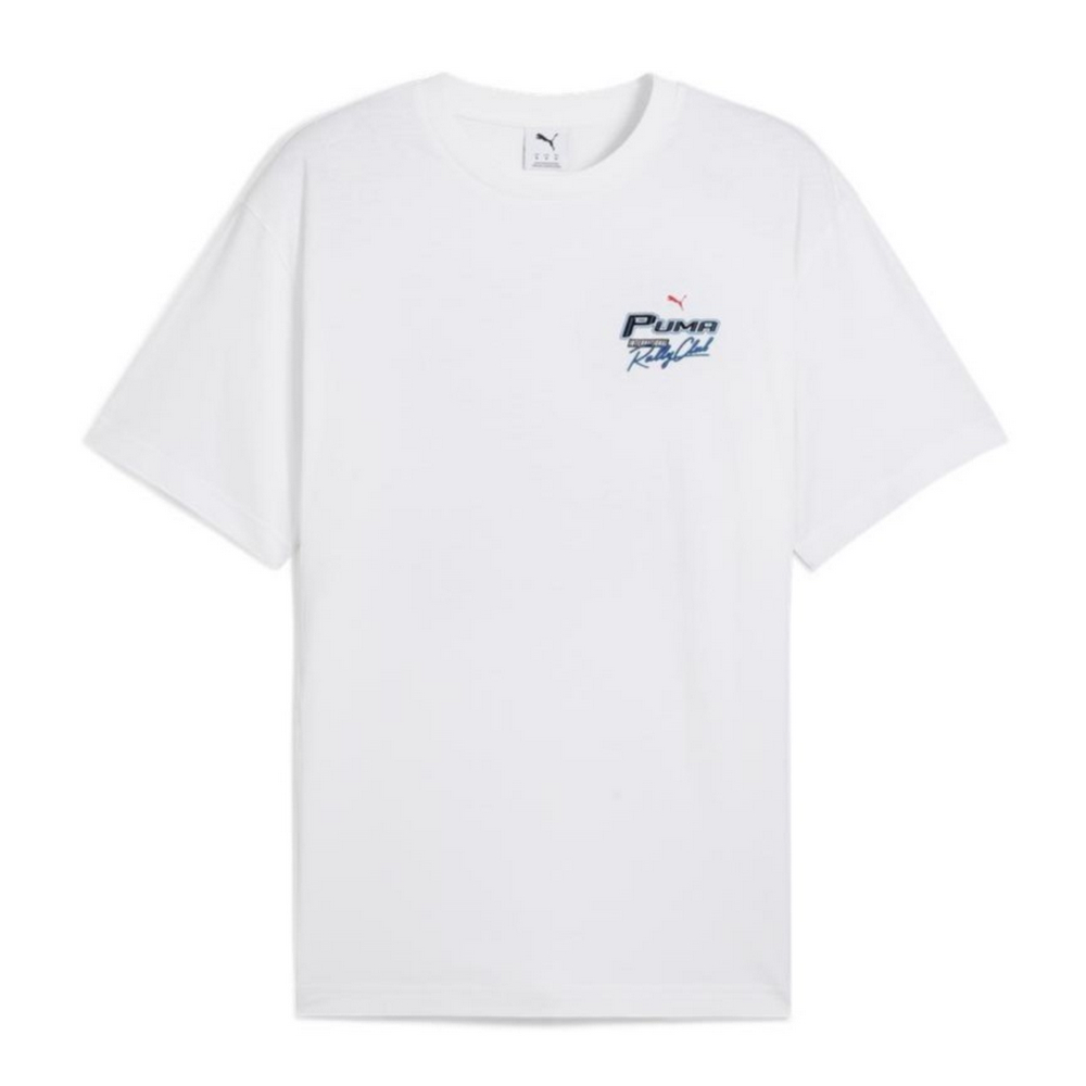 PUMA 彪馬 流行系列Moto短袖T恤(M) 短袖上衣 男 白色-62963702