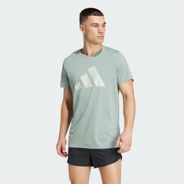 adidas 愛迪達 Adidas Run It Tee JD2324 男 T恤 運動上衣 休閒短袖 跑步 吸濕排汗 綠 亞版