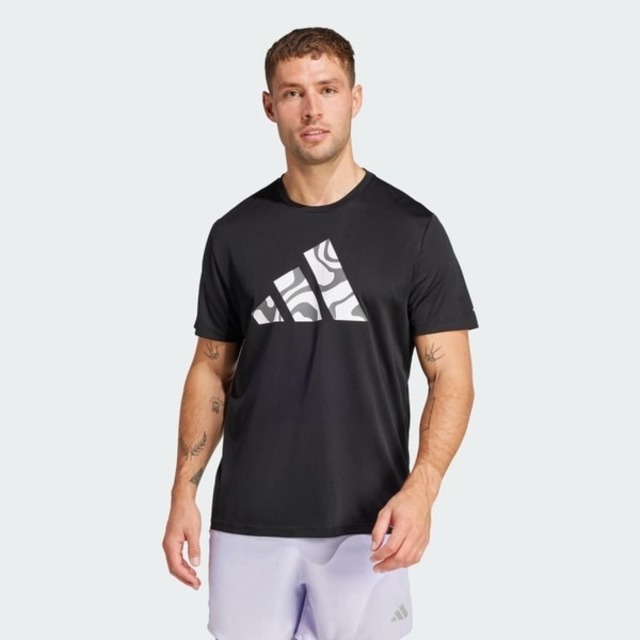 adidas 愛迪達 Adidas Run It Bl Tee M JD2332 男 T恤 運動上衣 休閒短袖 跑步 吸濕排汗 黑 亞版