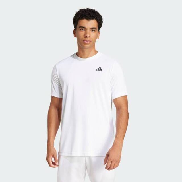 adidas 愛迪達 Adidas Club Tee JD8639 男 T恤 運動上衣 休閒短袖 吸濕排汗 白 亞版