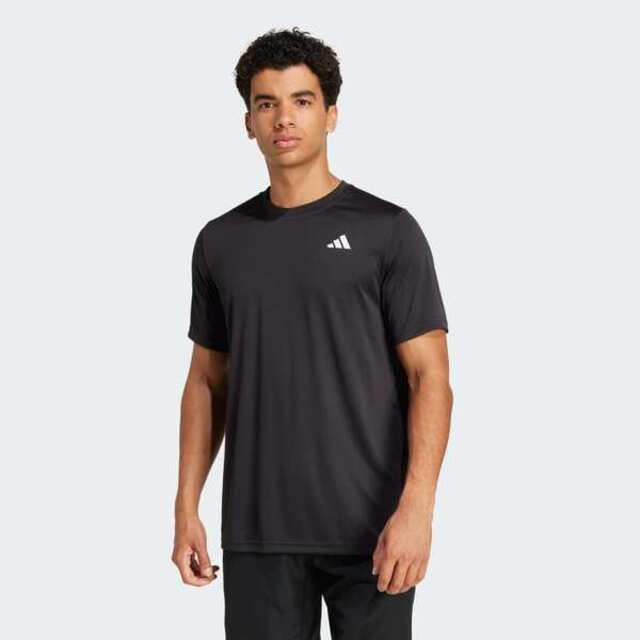 adidas 愛迪達 Adidas Club Tee JF8502 男 T恤 運動上衣 休閒短袖 吸濕排汗 黑 亞版