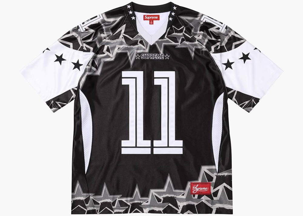 Supreme Supreme SS25 Week1 Stars Football Jersey 短袖足球衣