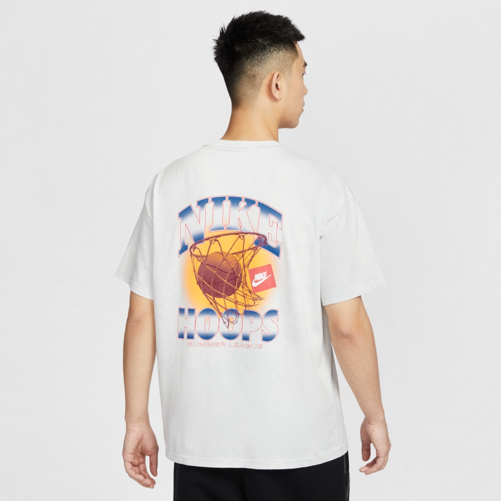 NIKE 耐吉 AS M NK TEE M90 OC DNA 男 短袖上衣 淺灰色-HJ3437025