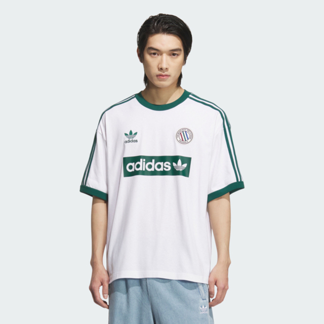 adidas 愛迪達 Adidas Ringer Tee KC2602 男 T恤 運動上衣 休閒短袖 白 綠 亞版