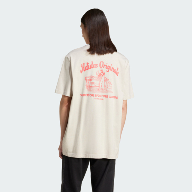 adidas 愛迪達 Adidas Wab Tee JD0667 男 T恤 運動上衣 休閒短袖 米 亞版