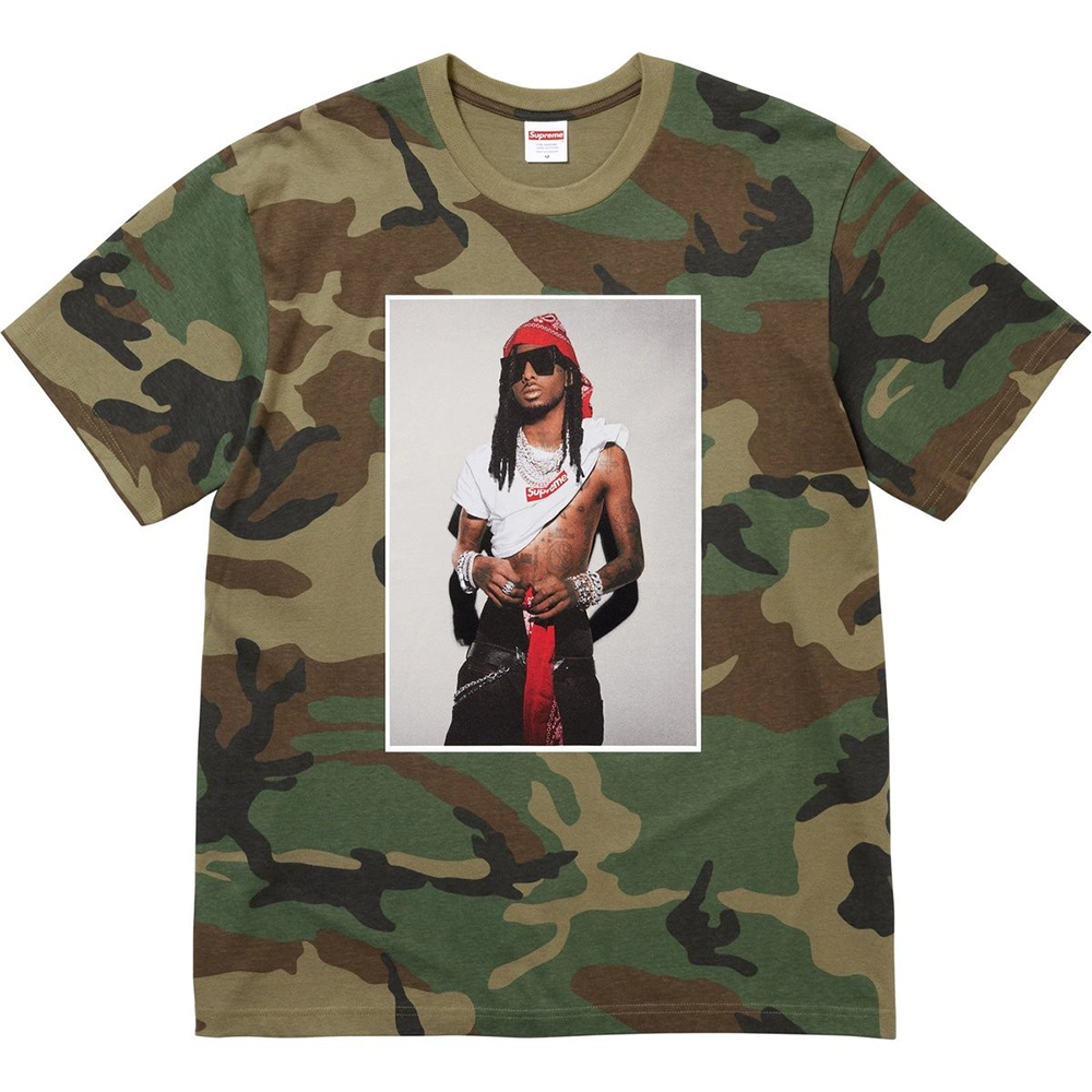 Supreme FW25 Week1 Playboi Carti Tee 人像圖T 黑白灰迷彩紫短袖上衣