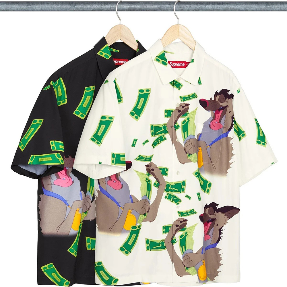 Supreme x All Dogs Go To Heaven FW25 Week11 S/S Shirt 天堂狗生死戀 黑 白 短袖 襯衫 聯名 短T