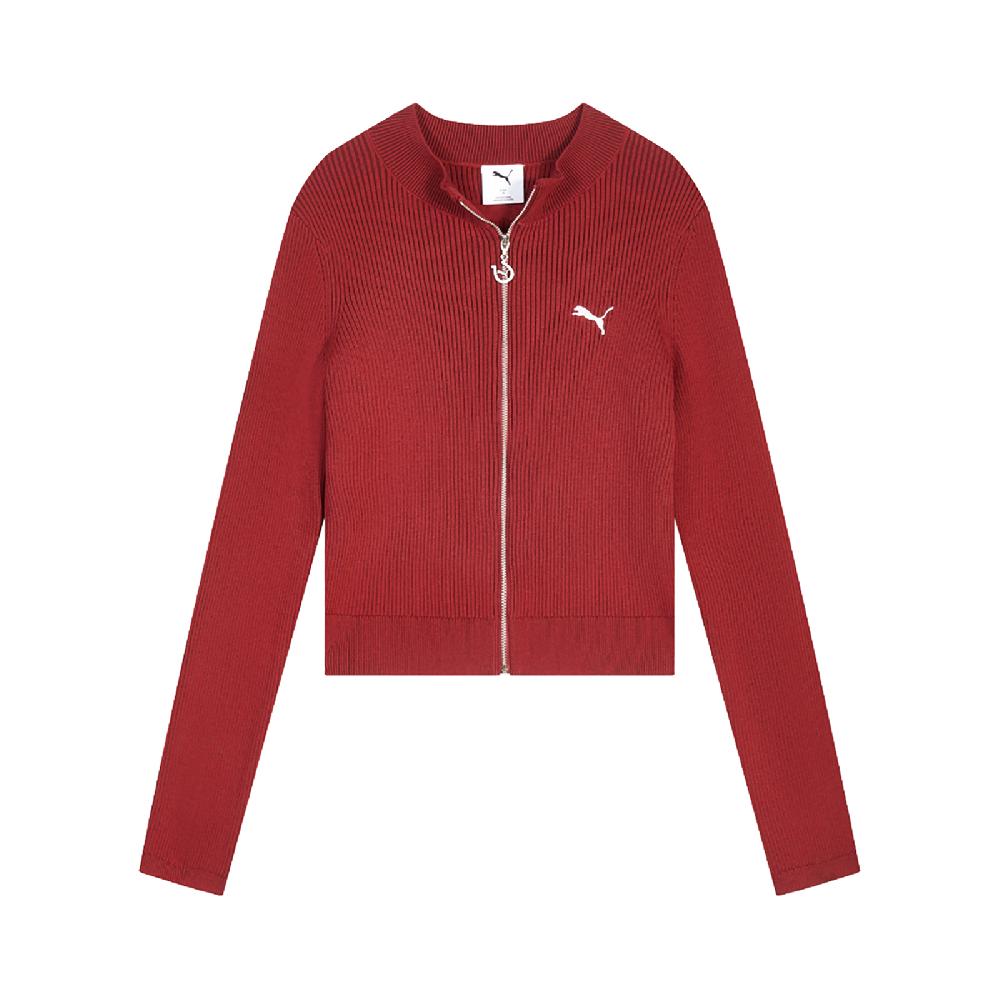 PUMA 彪馬 針織外套 Race Ahead Sweater CNY 紅 亞規 新年 馬年 636173-27