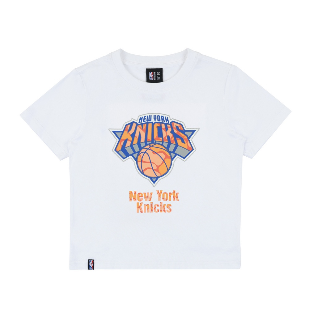 NBA 兒童/青少年 迷彩印花 短袖上衣 尼克隊 3626100700