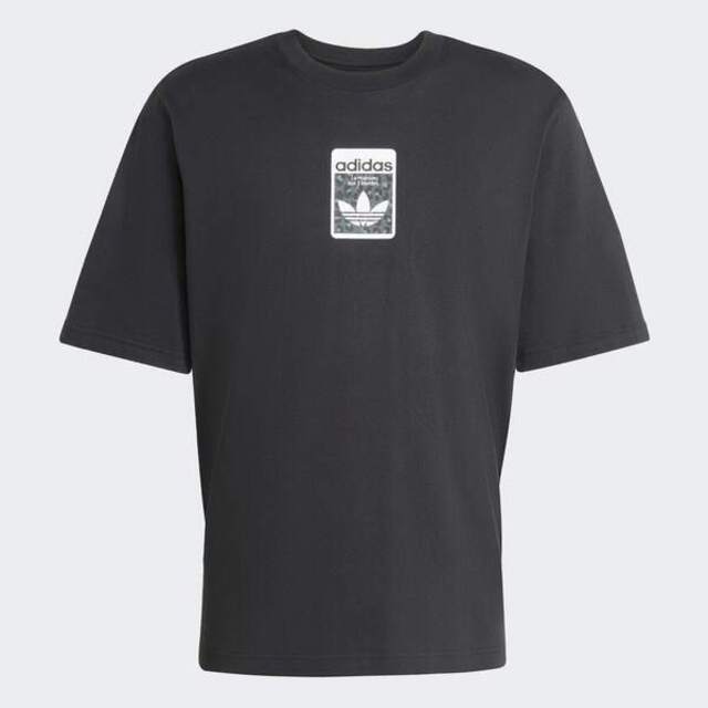 adidas 愛迪達 Adidas 愛迪達 Graphic Os Ss T JV7569 男 T恤 運動上衣 休閒短袖 黑 亞版 純棉