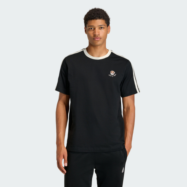 adidas 愛迪達 Adidas 愛迪達 M Coffee Cup T KG5413 男 T恤 運動上衣 休閒短袖 黑 亞版
